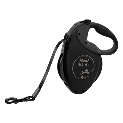 Flexi Rollijn Giant Tape Black Edition Zwart