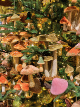 Paddenstoel polyester fluweel grassorti 3col assorti