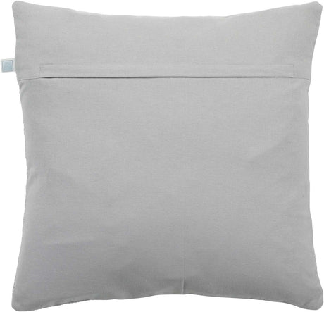 Sierkussen 45x45 cm sneeuwwit met doorlopende naad en gladde stof
