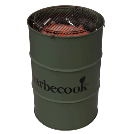 Barbecook - Edson houtskoolbarbecue Army Green Ø 47.5cm H 90cm