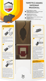 Muizenval Safesnap - Mechanische muizenval voor binnen - HOME DEFENSE®