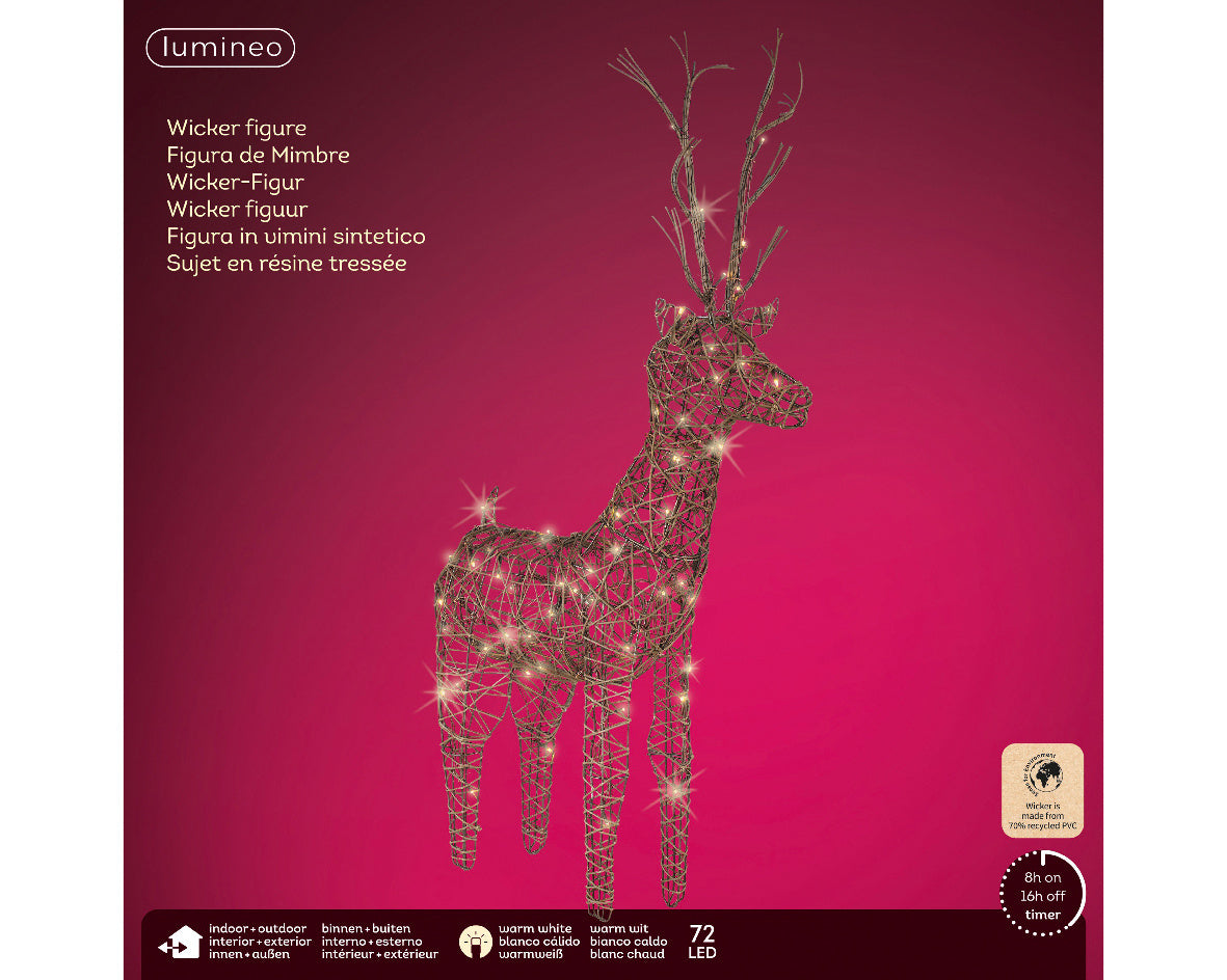 LED hert wicker deer steady