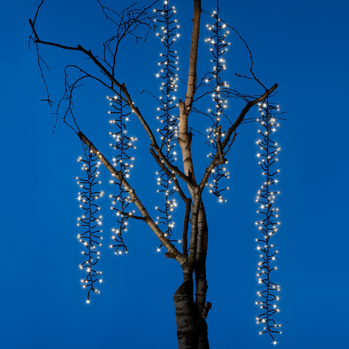 LED tree cascade cluster 8 functie twinkel effect buiten