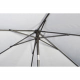 Parasolframe met kruisende stangen en centrale mast
