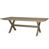 WOOOD - Delta picknick tuintafel aluminium groen/zand 220x100cm