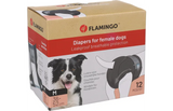 Flamingo - Hondenverzorging Luiers Dipy - Wit - M - 36 - 52 cm - 12 stuks