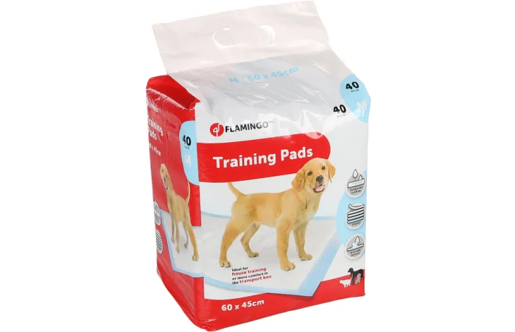 Flamingo Trainingsmat Pady - 40 Stuks Anti-Slip Trainingsmatten - 60x45 cm voor Zindelijkheidstraining en Gedragscorrectie