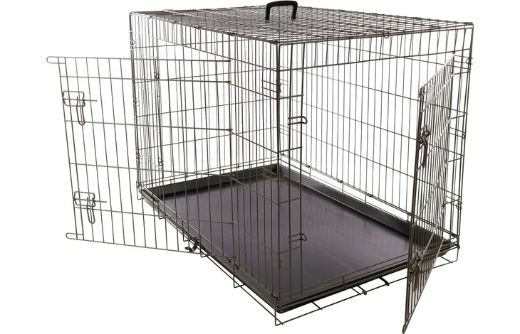 Flamingo - Draadkooi Ebo Taupe XL 109x70x77cm
