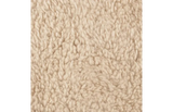 Beige teddy voering van hondenwinterjas