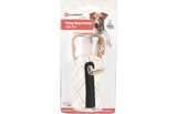 Verpakking van Flamingo poepzakhouder Vito beige met draagclip en houder