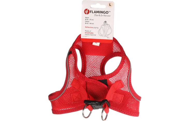 Flamingo - Harnas Step&Go Bento Rood L