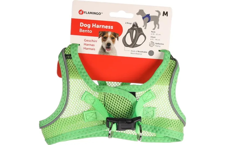 Flamingo - Harnas Step&Go Bento Groen M