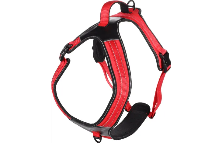 Flamingo - Harnas Toga Rood XL | A:61cm B:94-132cm