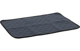 Honden trainingsmat, grijs antislip met honingraatmotief, plat liggend