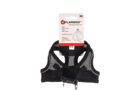 Flamingo - Harnas Step&Go Bento Zwart XS