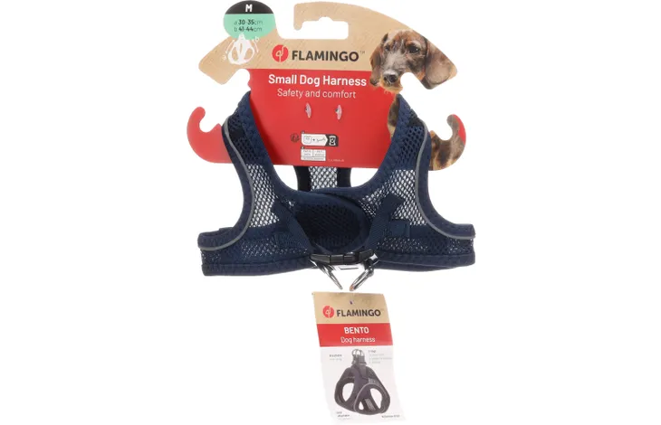 Flamingo - Harnas Step&Go Bento Donkerblauw M