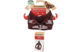 Flamingo - Harnas Step&Go Bento Aubergine XXS