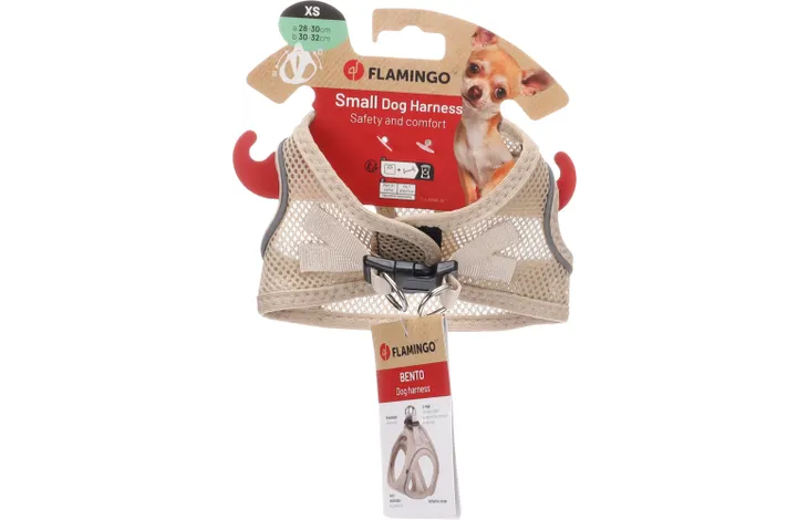 Flamingo - Harnas Step&Go Bento Beige XS