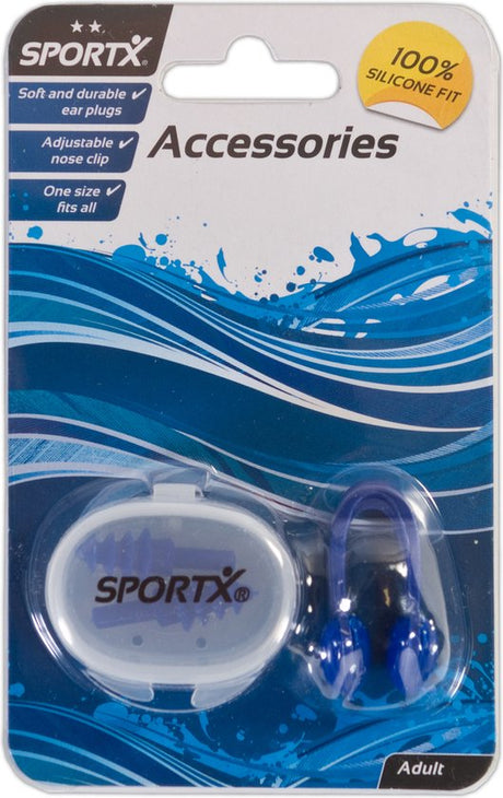 SportX Adult Clip + Oordoppen **