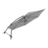 Zweefparasol Gemini grijs Ø3mtr