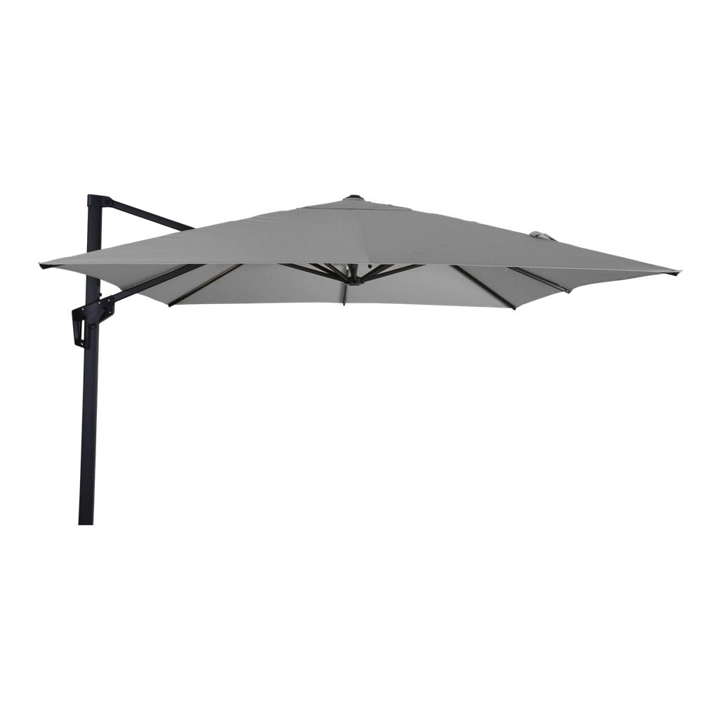 Zweefparasol Libra grijs 2,5 x 2,5 m
