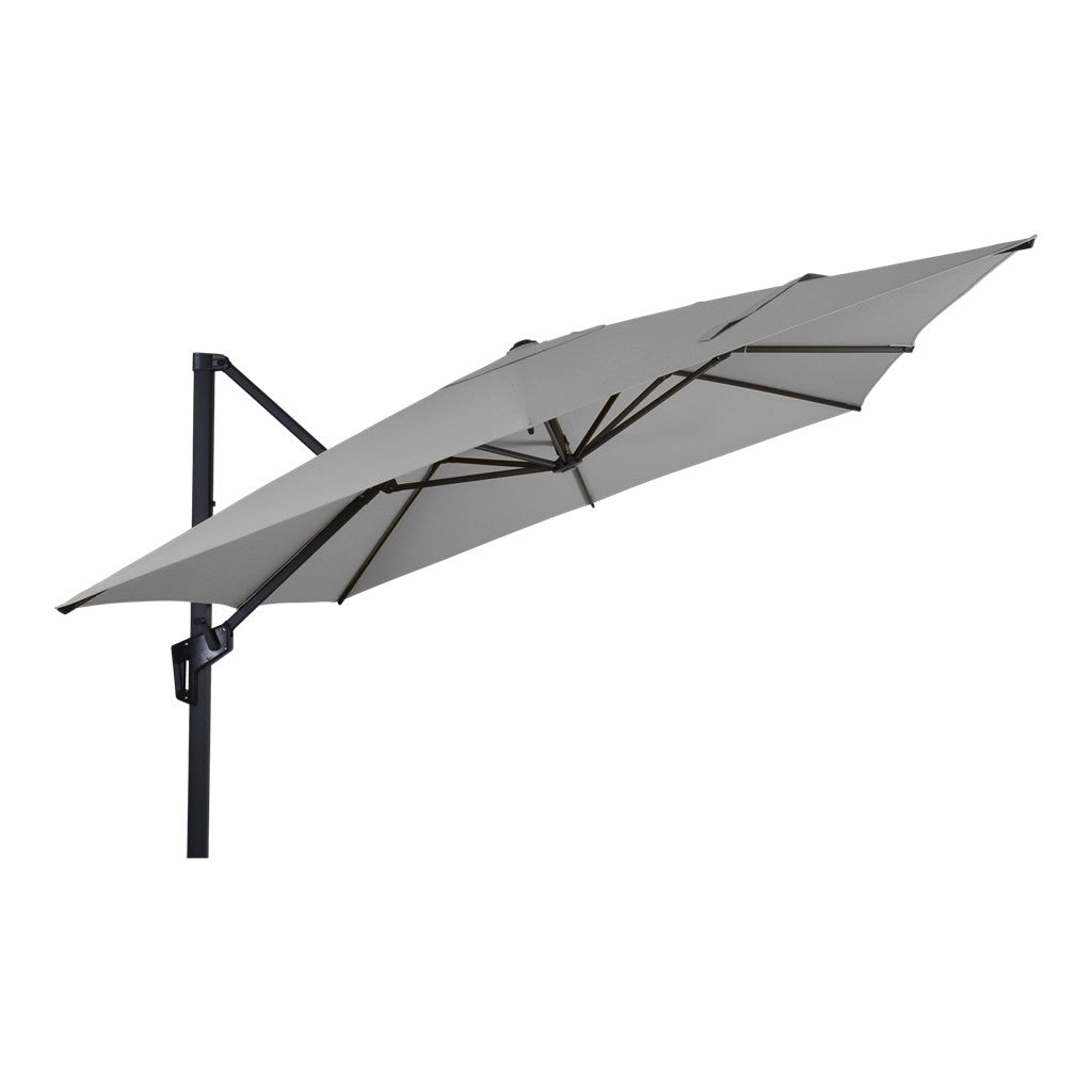 Zweefparasol Libra grijs 2,5 x 2,5 m