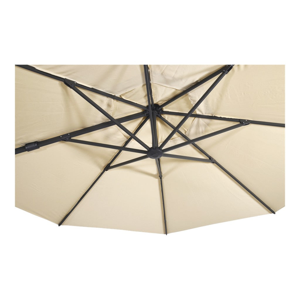 Zweefparasol VirgoFlex ecru Ø3,5mtr