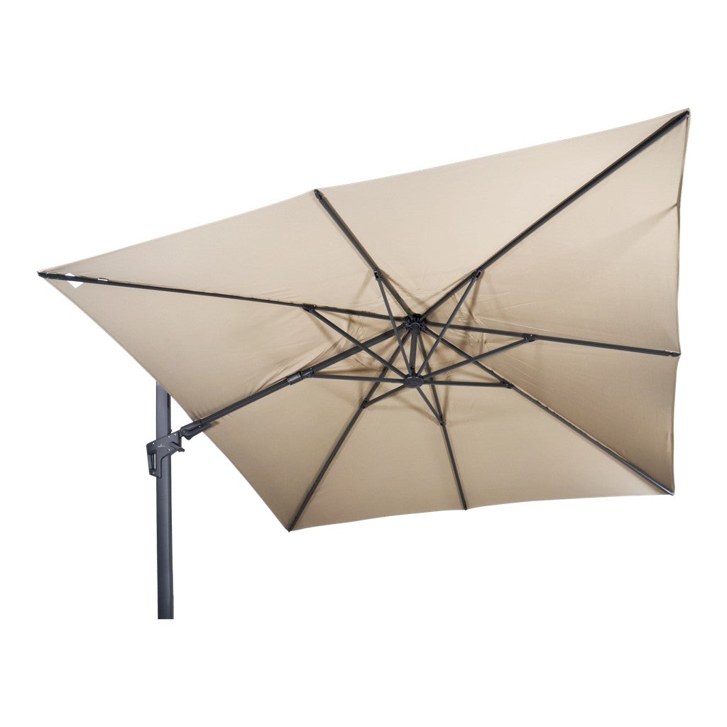 Zweefparasol VirgoFlex ecru 3x3mtr