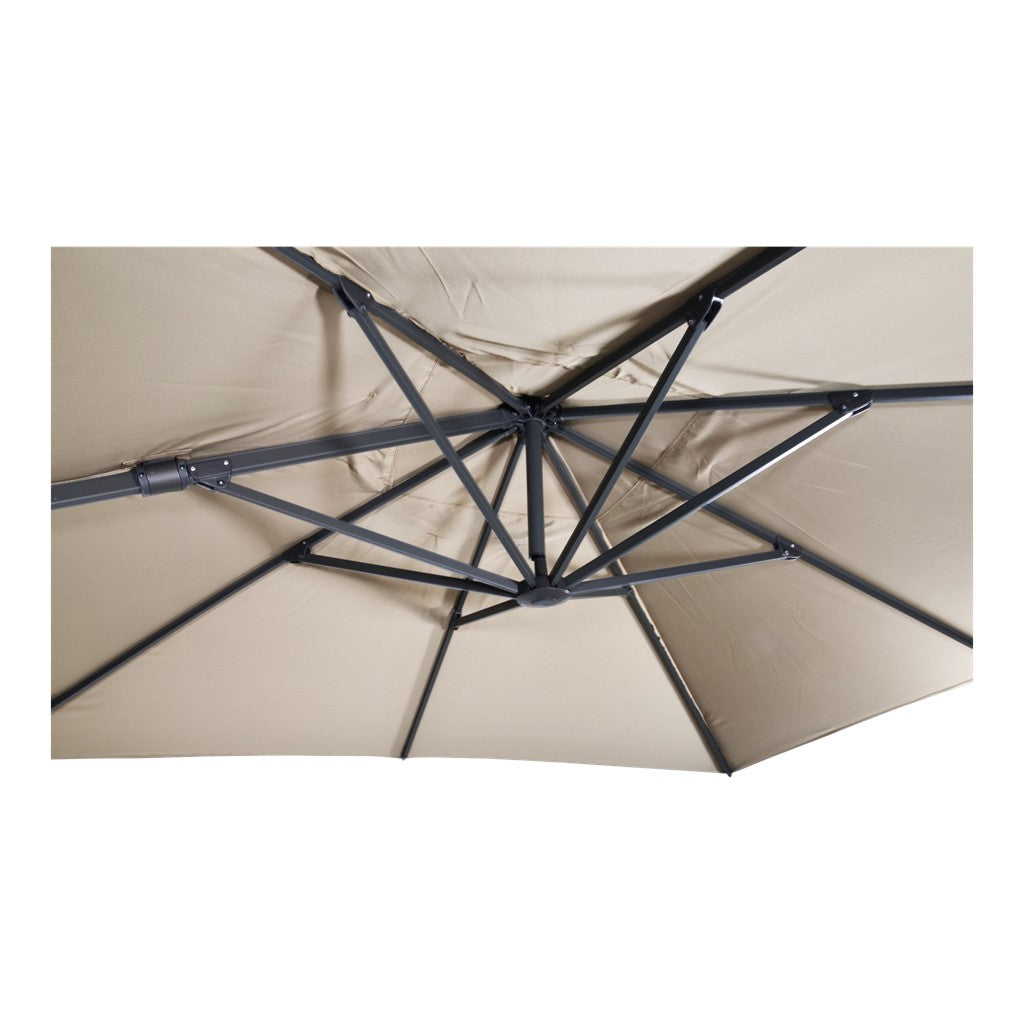 Zweefparasol VirgoFlex ecru 3x3mtr