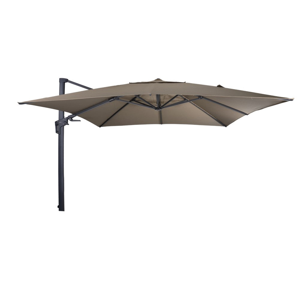 Zweefparasol VirgoFlex taupe 3x3mtr