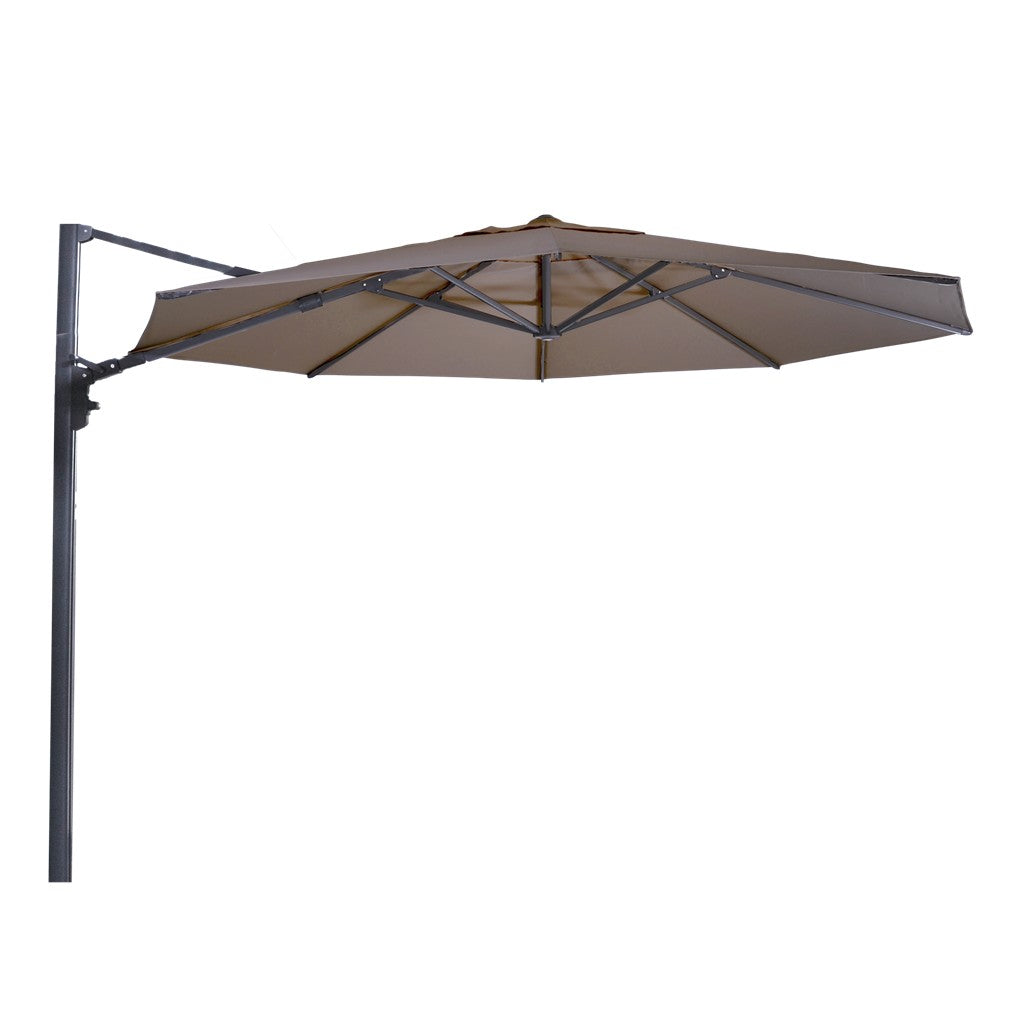Zweefparasol Virgo Up taupe Ø 3,5 m