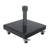 Parasolvoet Rome 40kg met zwenkwielen