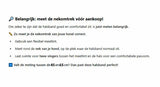 Meetinstructies op tekst: halsbandlengte 45–65 cm