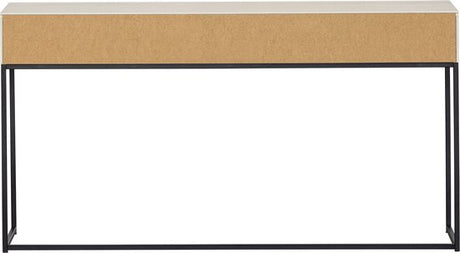 WOOOD Silas Sidetable - Geborsteld Grenen - Dust - 74x140x40