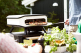 Cozze - Elektrische pizzaoven 17" met pizzastone en deur 60.5x60.5x30.5cm