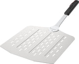 Cozze - Pizzaschep met gaatjes uit rvs 66x30x30cm