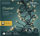 7m LED Cluster kerstboomverlichting - Goud - 768 lampjes - Dimbaar