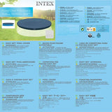 afdekzeil zwembad rond 457cm - Intex