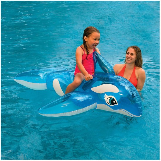 Intex - opblaasfiguur walvis ride-on