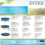 afdekzeil zwembad rond 305cm - Intex