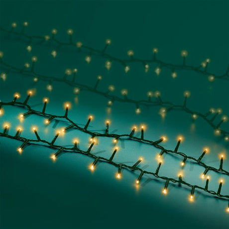 11m LED Compact Kerstverlichting - steady - 500 lampjes - Goud - Dimbaar