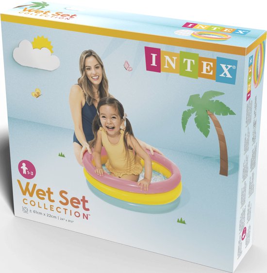 Intex - Babyzwembad Sunset Glow 61x22cm