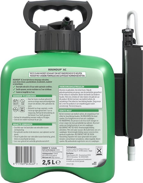 RoundUp - Totaal Onkruidvrij Kant en Klaar Sprayer 2,5 liter - voor 25m2