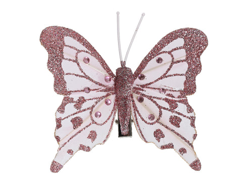 Vlinder veer op clip