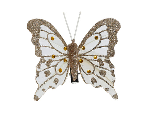 Vlinder veer op clip