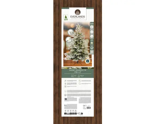 Everlands - Snowy Grandis fir Micro LED indoor 210cm
