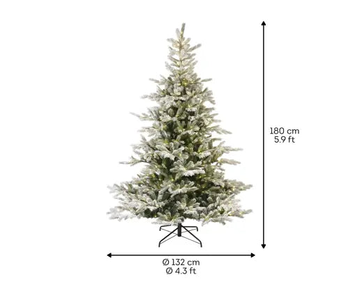 Everlands - Snowy Grandis fir Micro LED indoor 180cm