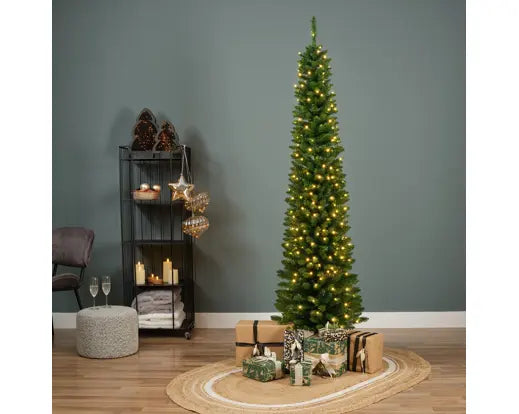 Everlands - Pencil Pine LED Kunstkerstboom - 210 cm hoog