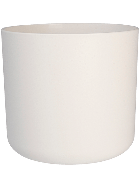 Witte ronde plantenpot Elho met zachte, matte afwerking, 22 cm