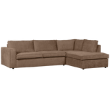 HAJO HOEKBANK RECHTS CHENILLE MUD